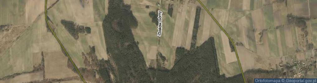 Zdjęcie satelitarne Zbaków Górny ul.